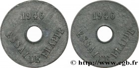 PROVISIONAL GOVERNEMENT OF THE FRENCH REPUBLIC
Type : Essai de Frappe de 20 centimes 
Date : 1946 
Quantity minted : --- 
Metal : zinc 
Diameter ...
