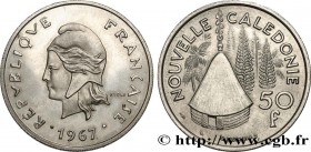 NEW CALEDONIA
Type : Pré-série sans le mot ESSAI de 50 francs, revers Georges Guiraud 
Date : 1967 
Mint name / Town : Paris 
Quantity minted : - ...