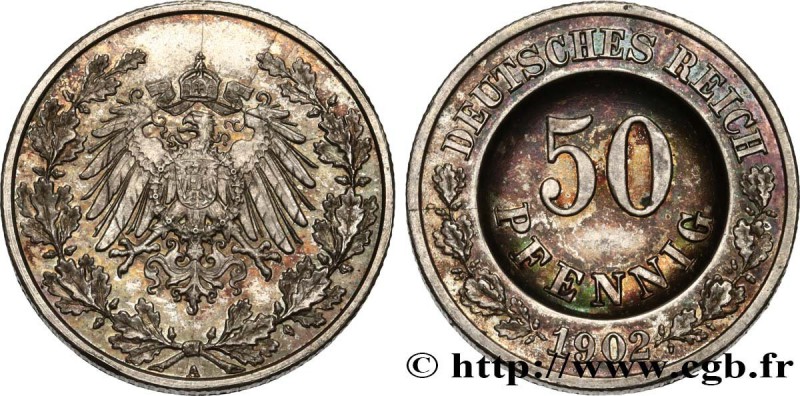 GERMANY
Type : Epreuve de 50 Pfennig 
Date : 1902 
Mint name / Town : Berlin ...