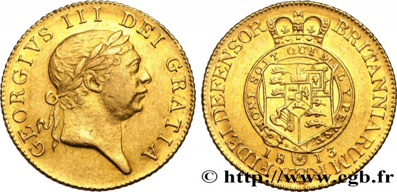 ENGLAND - GEORGE III
Type : Guinée, 6e buste ou “Military guinea” 
Date : 1813...