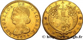 COLOMBIA - REPUBLIC OF COLOMBIA
Type : 8 Escudos 
Date : 1835 
Mint name / Town : Bogota 
Quantity minted : - 
Metal : gold 
Millesimal fineness...
