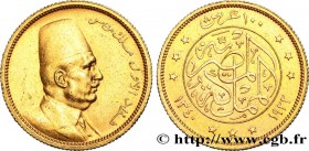 EGYPT - KINGDOM OF EGYPT - FUAD I
Type : 100 Piastres or AH1340 
Date : AH 1340 
Date : 1922 
Quantity minted : 25000 
Metal : gold 
Millesimal ...