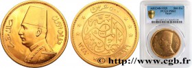 EGYPT - KINGDOM OF EGYPT - FUAD I
Type : 500 Piastres Proof AH1348 
Date : 1929 
Quantity minted : 400 
Metal : gold 
Millesimal fineness : 875 ‰...