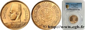 EGYPT - KINGDOM OF EGYPT - FAROUK
Type : 100 Piastres or jaune, pour le mariage de Farouk AH 1357 
Date : 1938 
Quantity minted : 5000 
Metal : go...
