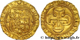 SPAIN - KINGDOM OF SPAIN - JOANNA AND CHARLES
Type : Escudo 
Date : n.d. 
Mint name / Town : Séville 
Quantity minted : - 
Metal : gold 
Diamete...