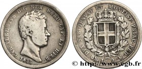 ITALY - KINGDOM OF SARDINIA - CHARLES-ALBERT
Type : 2 Lire 
Date : 1833 
Mint name / Town : Gênes 
Quantity minted : 187 
Metal : silver 
Milles...