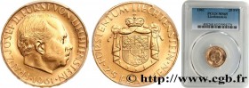 LIECHTENSTEIN - PRINCIPALITY OF LIECHTENSTEIN - FRANCIS JOSEPH II
Type : 25 Franken 
Date : 1961 
Quantity minted : 20000 
Metal : gold 
Millesim...