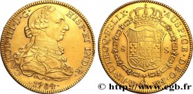 SPANISH AMERICA - MEXICO - CHARLES III
Type : 8 Escudos 
Date : 1784 
Mint name / Town : Mexico 
Quantity minted : - 
Metal : gold 
Millesimal f...