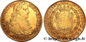 MEXICO - FERDINAND VII
Type : 8 Escudos 
Date : 1811 
Mint name / Town : Mexico 
Quantity minted : - 
Metal : gold 
Diameter : 36,50 mm
Orienta...