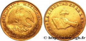 MEXICO - REPUBLIC
Type : 8 Escudos 
Date : 1825 
Mint name / Town : Mexico 
Quantity minted : - 
Metal : gold 
Millesimal fineness : 875 ‰
Diam...