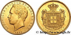 PORTUGAL - KINGDOM OF PORTUGAL - LUIS I
Type : 10.000 Reis 
Date : 1881 
Mint name / Town : Lisbonne 
Quantity minted : 19000 
Metal : gold 
Mil...