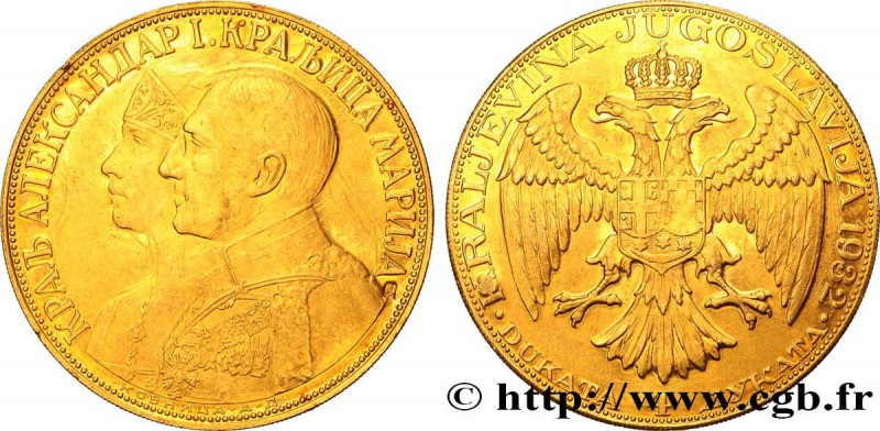 YUGOSLAVIA - KINGDOM OF SERBS, CROATS AND SLOVENES - ALEXANDER I
Type : 4 Ducat...