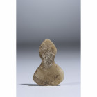 AN ANATOLIAN MARBLE IDOL.
Early 3rd Millennium BCE
Dim. 2,6 x 1,7 cm

Provenance
Swiss private collection of the Numismat Giovanni Maria Staffier...
