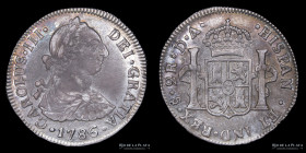 Santiago. Carlos III. 2 Reales 1786 DA. KM30