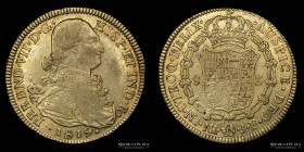 Nuevo Reino. Fernando VII. 8 Escudos 1819 JF. KM66.1