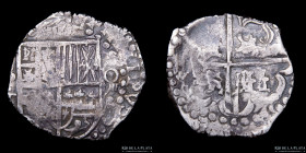 Potosi. Felipe IV. 8 Reales 1627/9 T. CJ 13