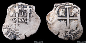 Potosi. Carlos II. 1 Real 1684 VR. Macuquina. CJ 31.18.4