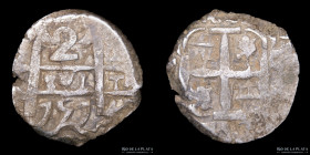 Potosi. Fernando VI. 2 Reales 1757 q. Macuquina. CJ 50.11