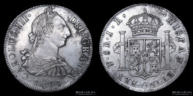 Potosi. Carlos III. 8 Reales 1774 JR. CJ 63.2