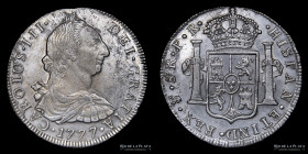 Potosi. Carlos III. 8 Reales 1777 PR. CJ 63.6