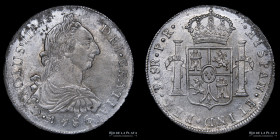 Potosi. Carlos III. 8 Reales 1786 PR. CJ 63.15.2