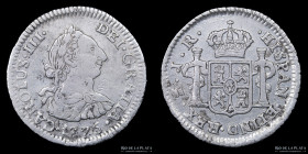 Potosi. Carlos III. 1/2 Real 1776 JR. CJ 67.4.1