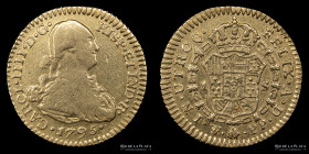 Potosi. Carlos IV. 1 Escudo 1795 PP. CJ 75.7