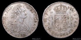Potosi. Carlos IV. 8 Reales 1793 PR. CJ 76.5