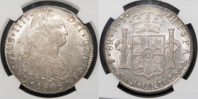 Potosi. Carlos IV. 8 Reales 1808 PJ. CJ 86.1