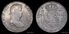 Potosi. Fernando VII. 8 Reales 1825 JL CJ 86.15.2