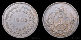 Argentina. Buenos Aires. 1 Decimo 1823. CJ 2