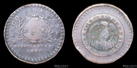 Argentina. Buenos Aires. 20 Decimos 1830. CJ 4.3