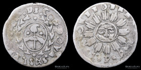Argentina. Cordoba. 1 Real 1843 JPP. CJ 43.1.22