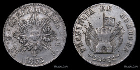 Argentina. Cordoba. 8 Reales 1852. CJ 63.1.1
