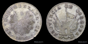 Argentina. Cordoba. 4 Reales 1852. CJ 64.1.1