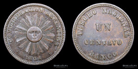 Argentina. Confederacion. 1 Centavo 1854. CJ 3.15