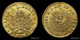 Argentina. La Rioja. 2 Escudos 1826 P. CJ 23.1