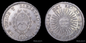 Argentina. La Rioja. 8 Reales 1827 P. CJ 29.3