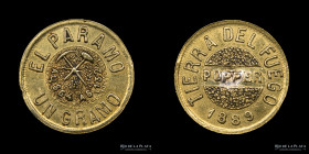 Argentina. Tierra del Fuego. 1 Gramo 1889 Popper. CJ 7