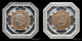 Argentina. Ensayo. 2 Centavos 1878. CJ 25.1