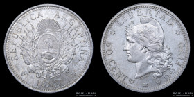 Argentina. 50 Centavos 1882. Medio Patacon. CJ 16