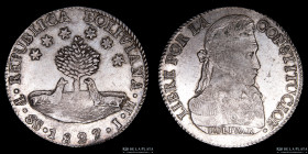 Bolivia. 8 Soles 1827 JM. KM97