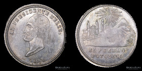 Bolivia. 1 Sol 1852. Medalla Monetaria. Potosi a Belzu. RTB 149