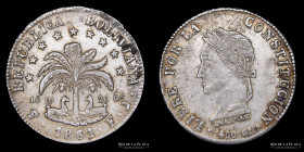 Bolivia. 8 Soles 1861 FJ. KM138.6