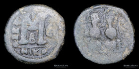 Byzantine. Justin II and Sophia (565-578AD) AE Follis