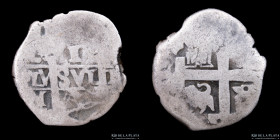 Lima. Felipe V. 1 Real 1730/9 N. Macuquina. KM31a