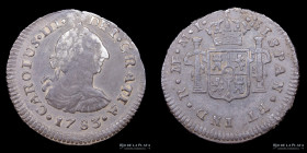 Lima. Carlos III. 1 Real 1783 MI KM75