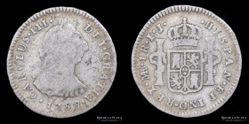 Lima. Carlos III. 1 Real 1788 IJ KM75a