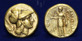 Kings of Macedon: Alexander the Great (336-323 BC). Gold Stater, mint of Lampsakos