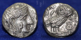 Arabia Felix: Sabaeans. AR Drachm. 3rd Century BC